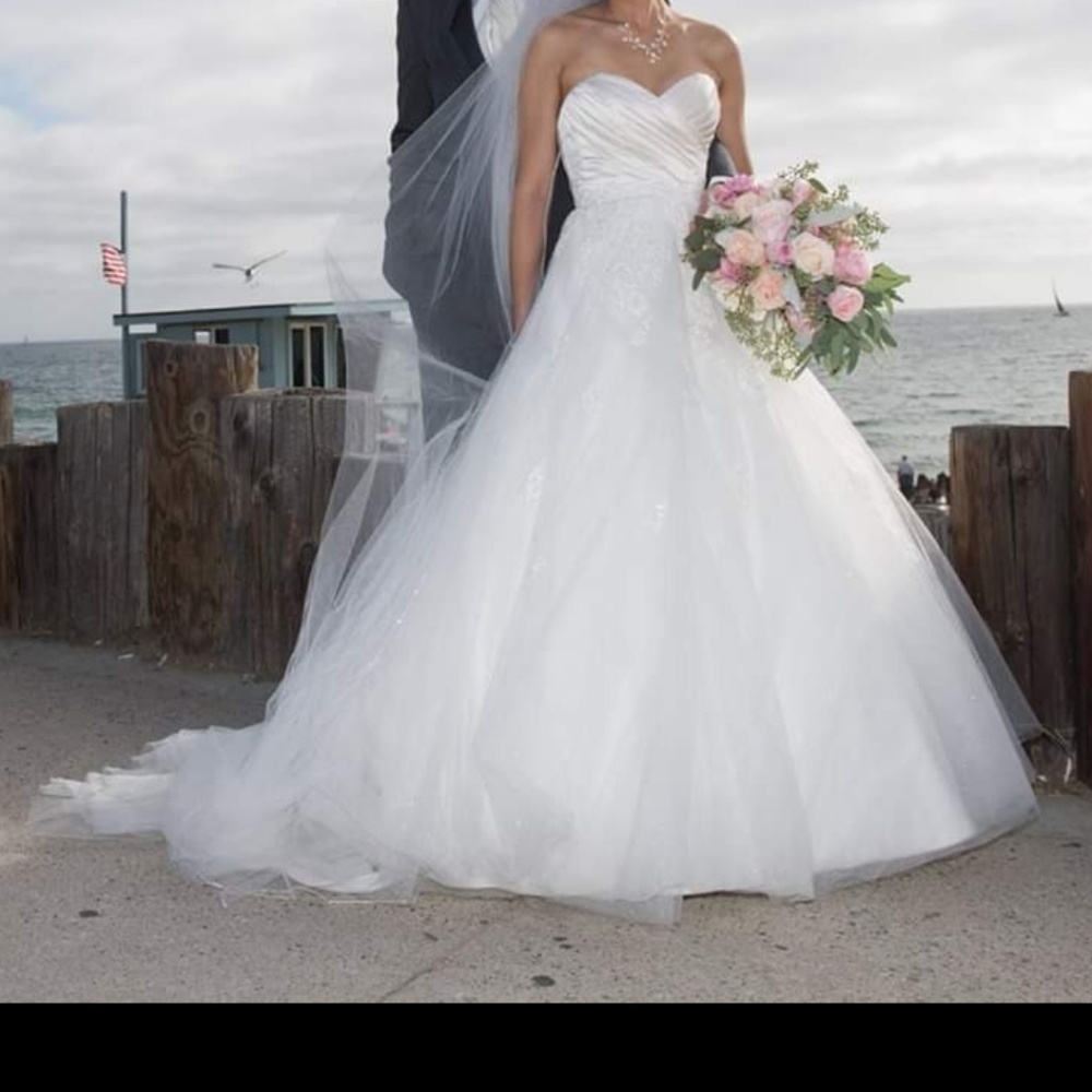 Wedding dress by Alfred Angelo